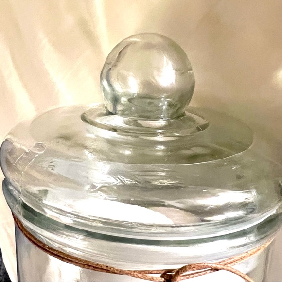 Rae Dunn BLENDING SPONGES 15 Makeup Sponges in Glass Jar White/Teal - Picture 8 of 9